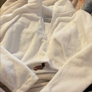 Urban outfitters crop sweatshirt quarter zip